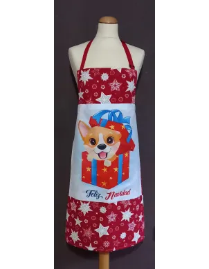 Delantal Navidad Perrito