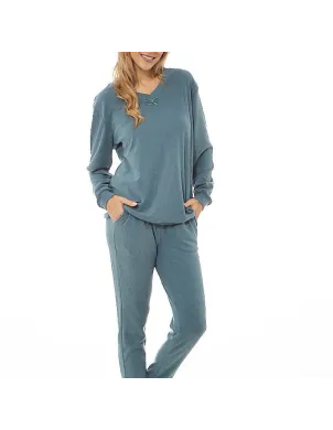 Pijama Sra M/Larga Soft Cuello Pico 2