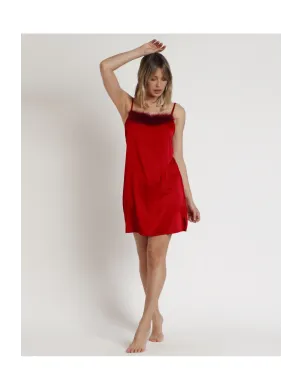 Camison Sra Tirantes Plumas Marabu Removibles 2