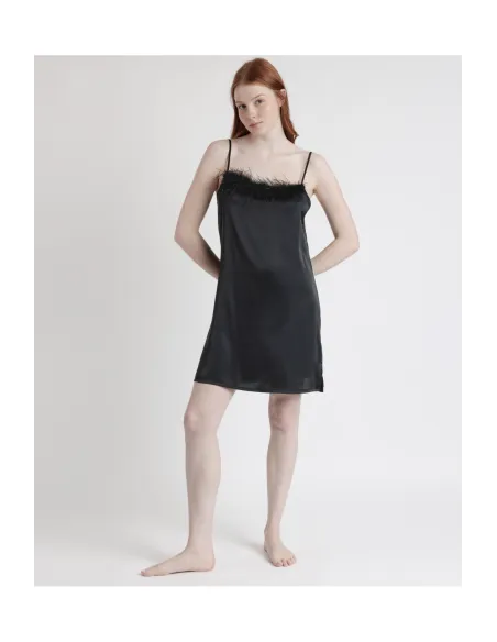 Camison Sra Tirantes Plumas Marabu Removibles