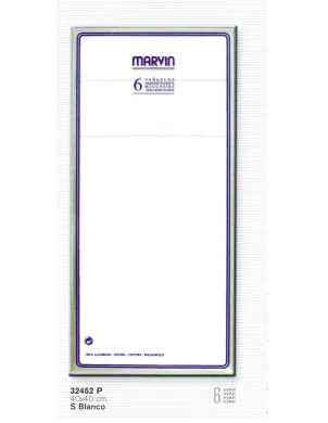 Pañuelos Cro Fondo Blanco 40x40