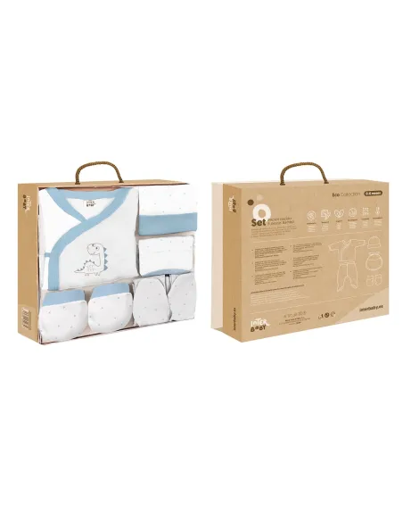 Pack Regalo Recien Nacido 5 Pzas Dinosaurio