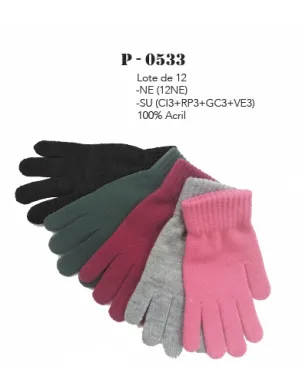 Guante Sra Interior Perchado