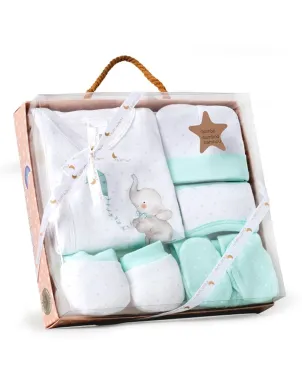 Pack Regalo Recien Nacido 5 Pzas Elefantito