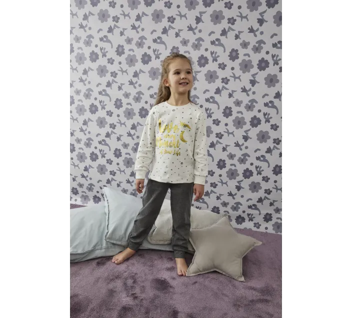 Pijama Infant M/L Niña Interlock Moments