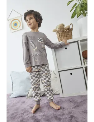 Pijama Infant M/L Niño Interlock Road