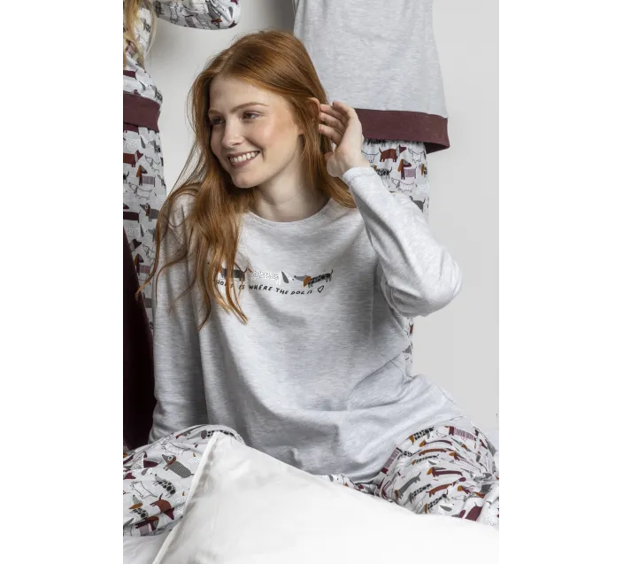 Pijama Sra M/L Admas Dog Home