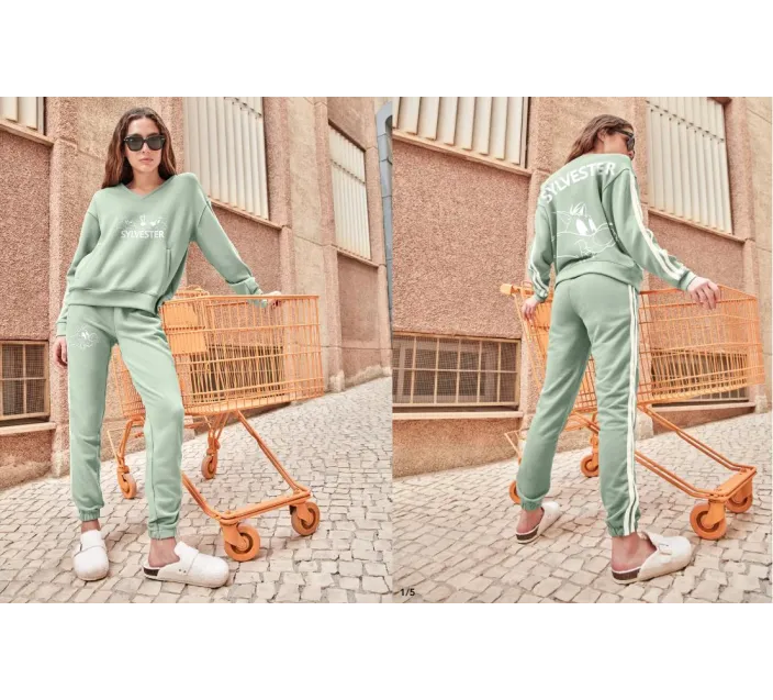 Pijama Sra M/Larga Silvester Algodon