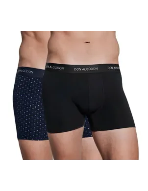 Pack 2 Boxer Cro Algodon Fantasia Pb721