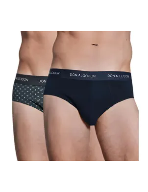 Pack 2 Slips Cro Algodon Fantasia