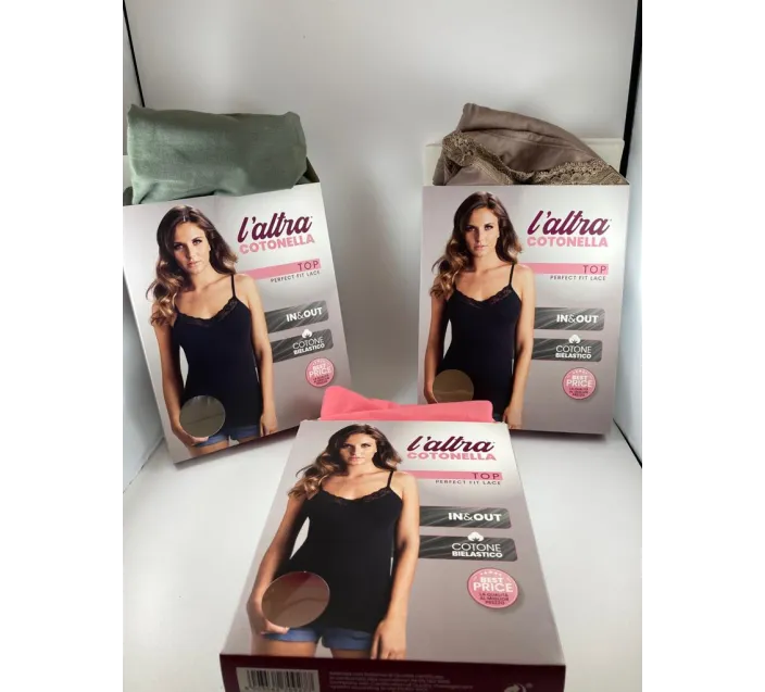 Camiseta Top Tirantes Stretta Blonda