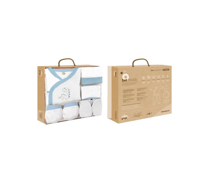 Pack Regalo Recien Nacido 5 Pzas Dinosaurio