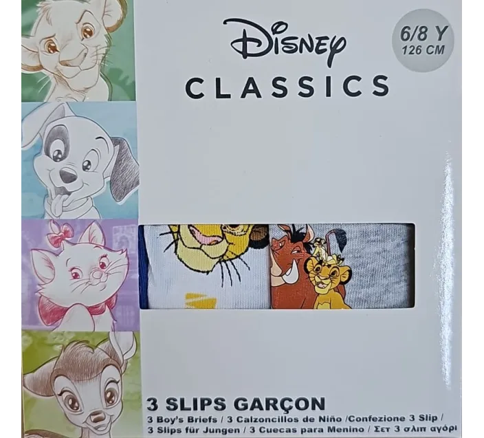 Pack 3 Slips Rey Leon