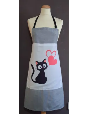 Delantal Estampado Fondo Color