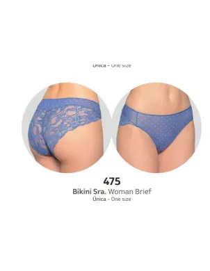 Pack 2 Bikini Sra Encaje Trasero Fantasi