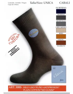 Calcetin Cro Hilo Liso Antipress