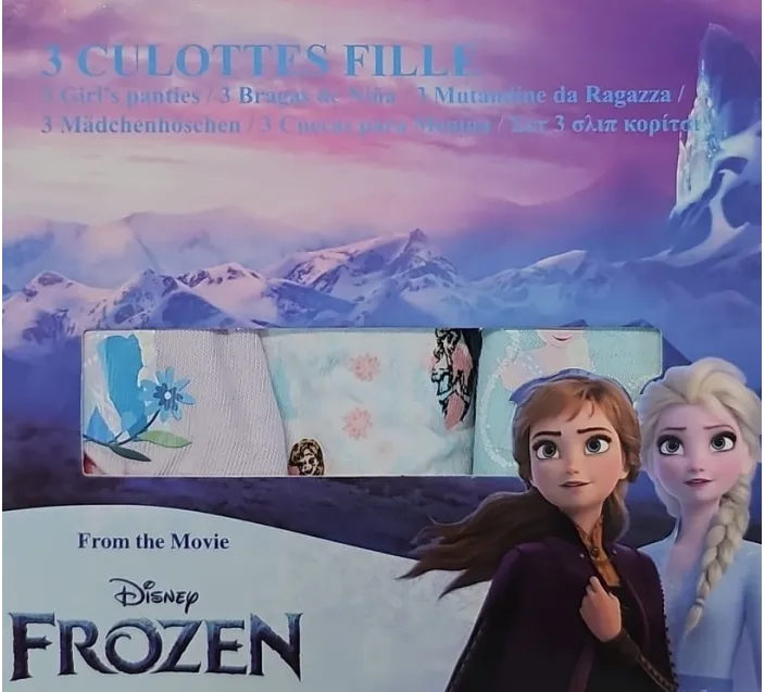 Pack 3 Braguitas Frozen