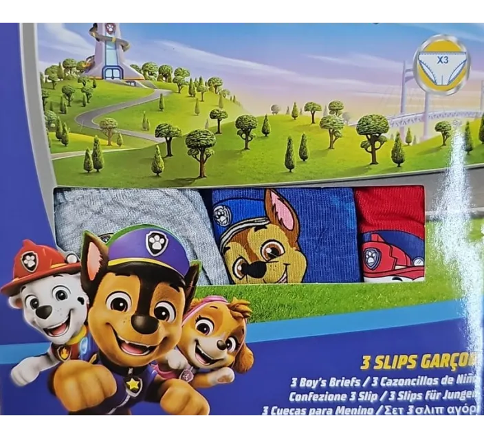 Pack 3 Slips Paw Patrol