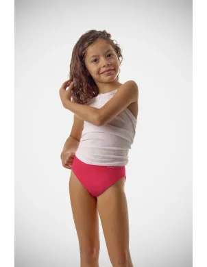Pack 2 Bragas Niña Liso Cotton S/C 2