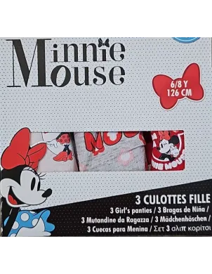 Pack 3 Braguitas Minnie