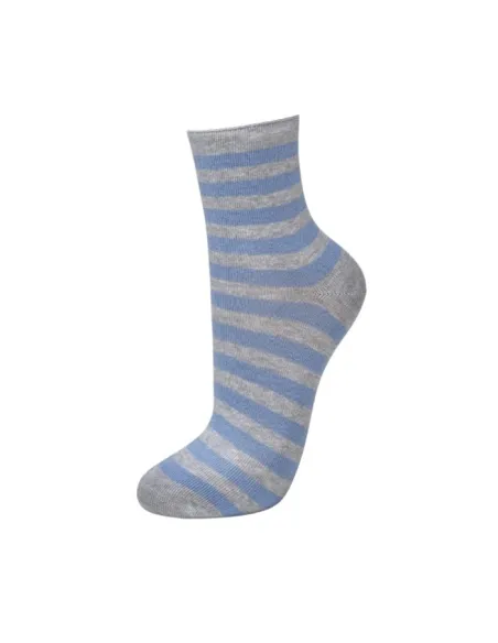 Calcetin Sra Fantasia Tobillero Rulo 24p