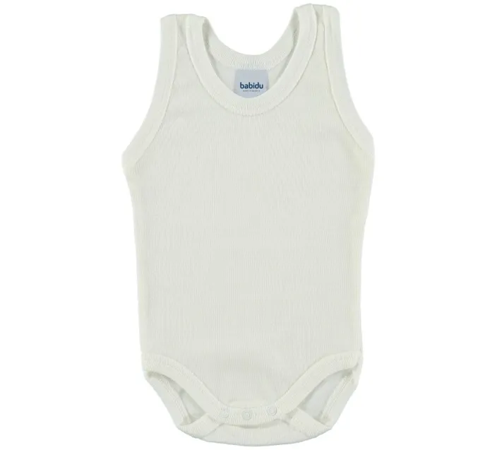 Body Bebe Tirantes Algodon 1x1