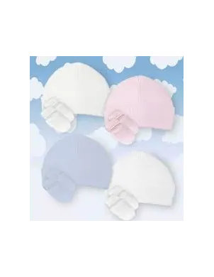 Pack Gorro Y Manopla R/N Algodon