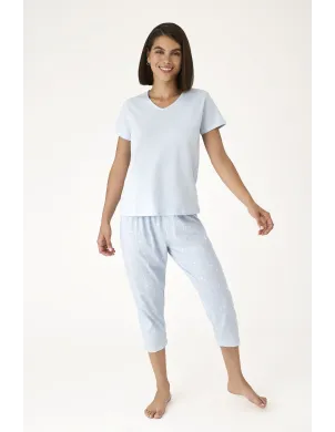 Pijama Sra M/Corta Pantalon Capri