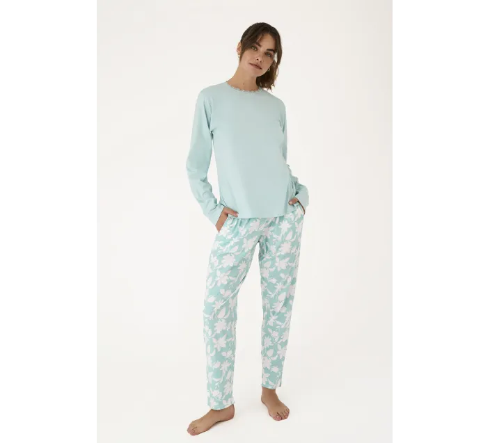 Pijama Sra M/Larga Primavera Pant Estampado