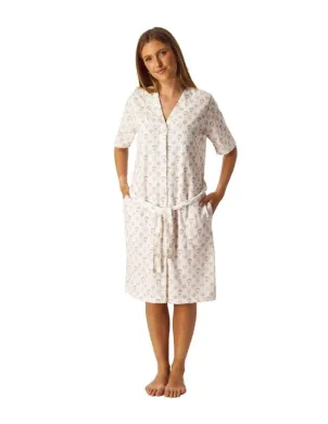 Bata Sra Manga Corta Globos