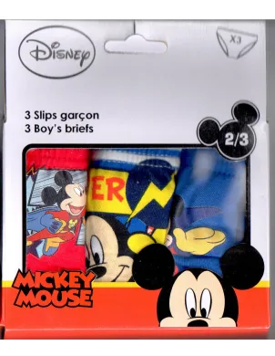 Pack 3 Slips Mickey