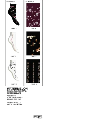 Calcetin Sra Watermelon