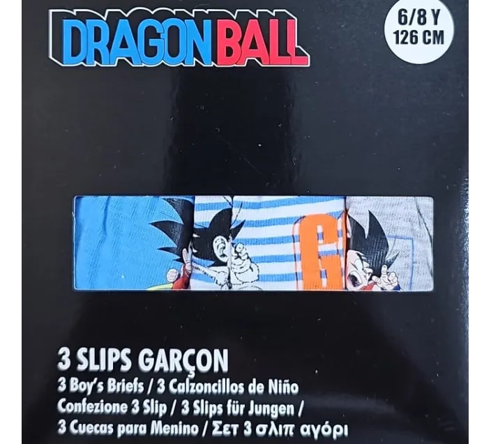 Pack 3 Slips Dragon Ball