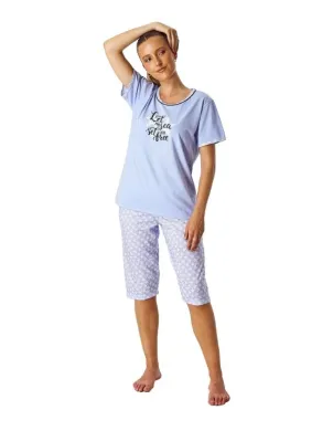 Pijama Sra Manga Corta Verano Pant Pirata