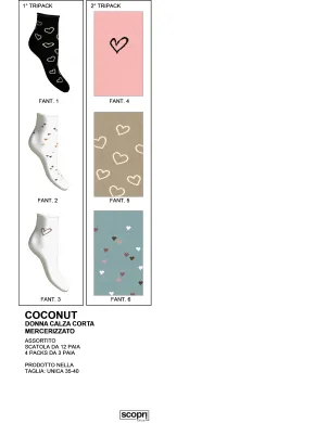 Calcetin Sra Fantasia Tobillero Mercerizado 2