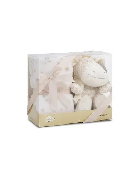 Peluche+ Manta Estrella Crochet Jirafa