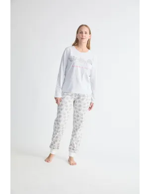 Pijama Sra M/L Verano Estampado
