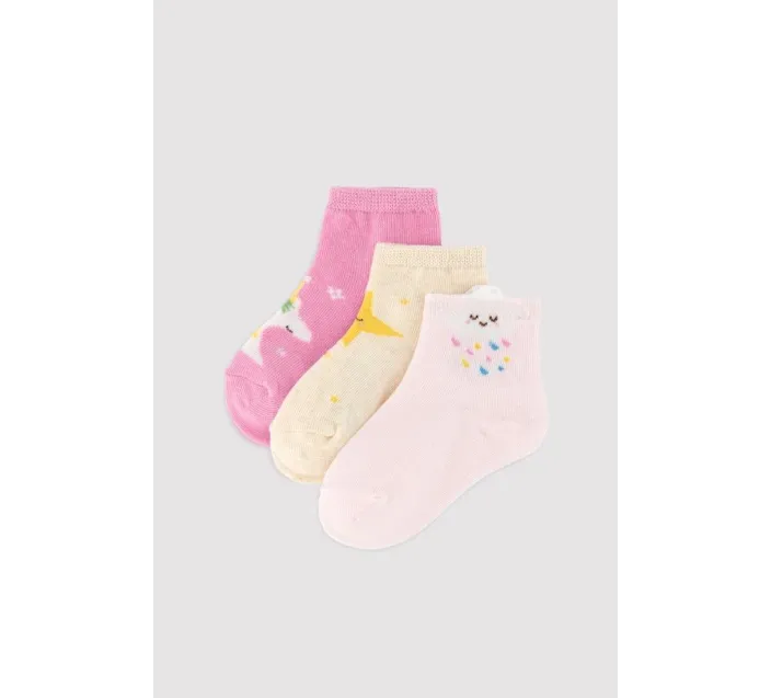 Pack 3 Calcetin Bebe Tobillero