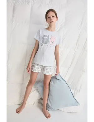 Pijama Niña M/C P/C Cats