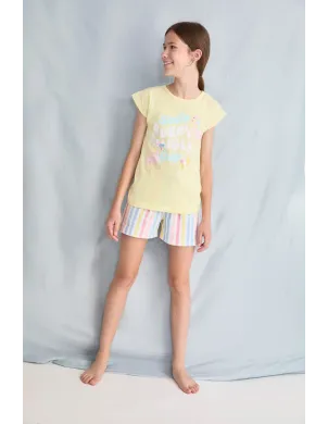 Pijama Niña M/C P/C Smile