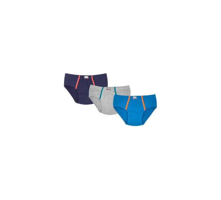 Pack 3 Slips Liso Raya Fondo Color