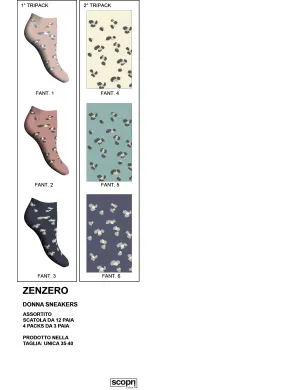 Calcetin Sra Invisible Fantasia