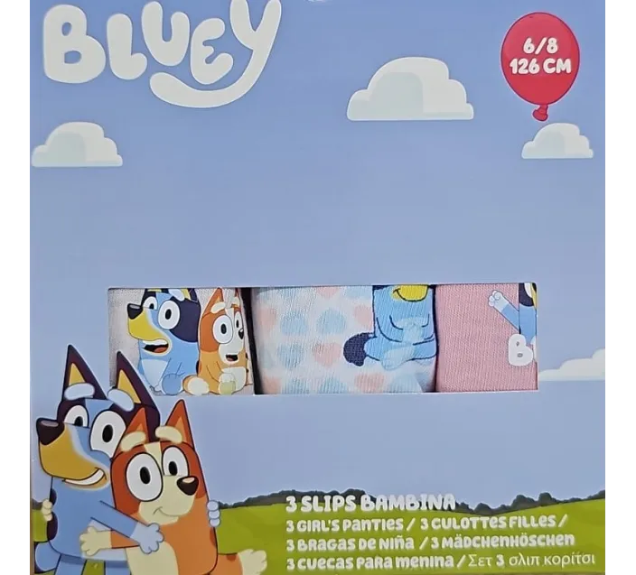 Pack 3 Braguitas Bluey
