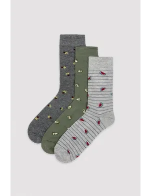 Pack 3 Calcetines Cro Bambu Fantasia