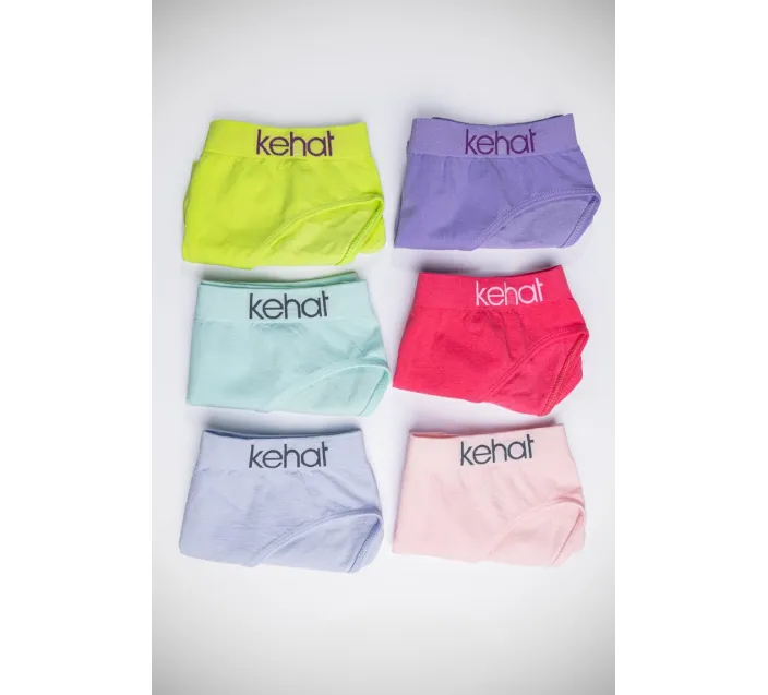 Pack 2 Bragas Niña Liso Cotton S/C