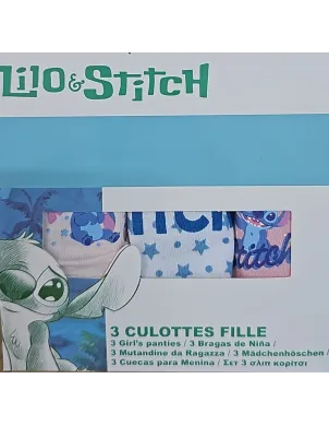 Pack 3 Braguitas Lilo & Stitch