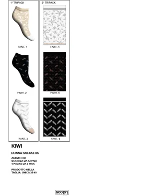 Calcetin Sra Invisible Kiwi 2