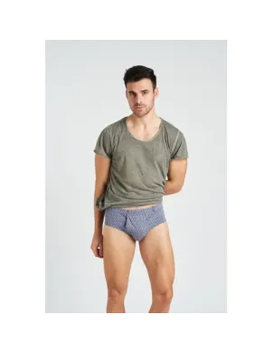 Pack 2 Slips Cro Algodon Estampado Abierto