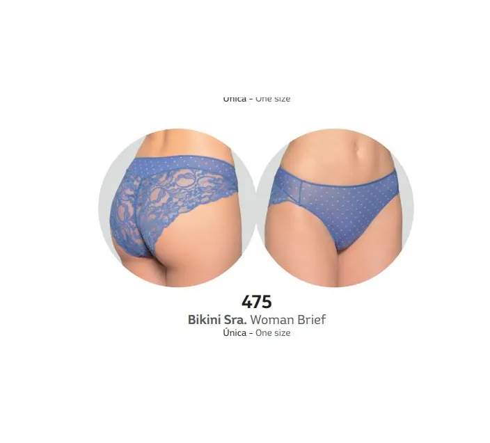 Pack 2 Bikini Sra Encaje Trasero Fantasi