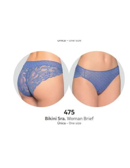 Pack 2 Bikini Sra Encaje Trasero Fantasi